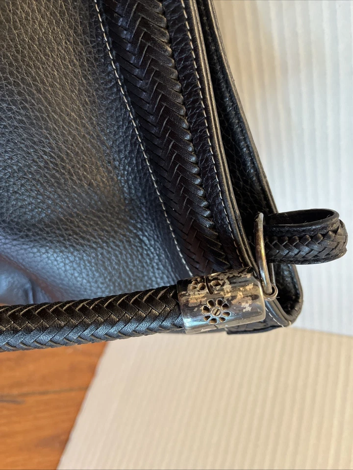 Brighton Women's Black Leather Shoulder Purse - Image 3 of 4