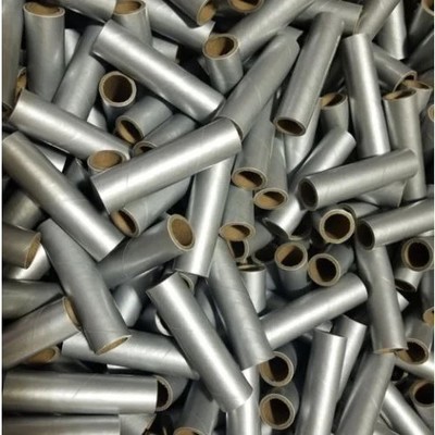 25 Fireworks Silver Kraft Tube Firecrackers 3/4'' x 3.5''