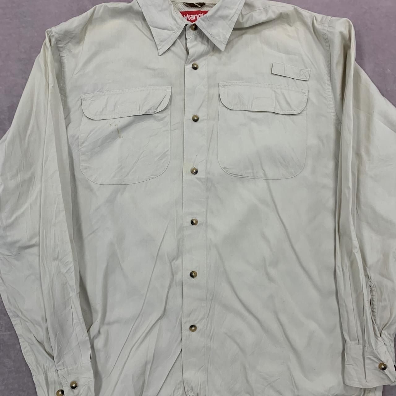 Wrangler Shirt long sleeve shirt with chest pockets Men's L thumbnail 2