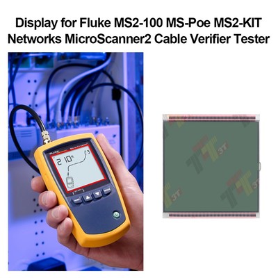 Display for Fluke MS2-KIT MS2-100 Networks MicroScanner2 Cable Verifier Tester