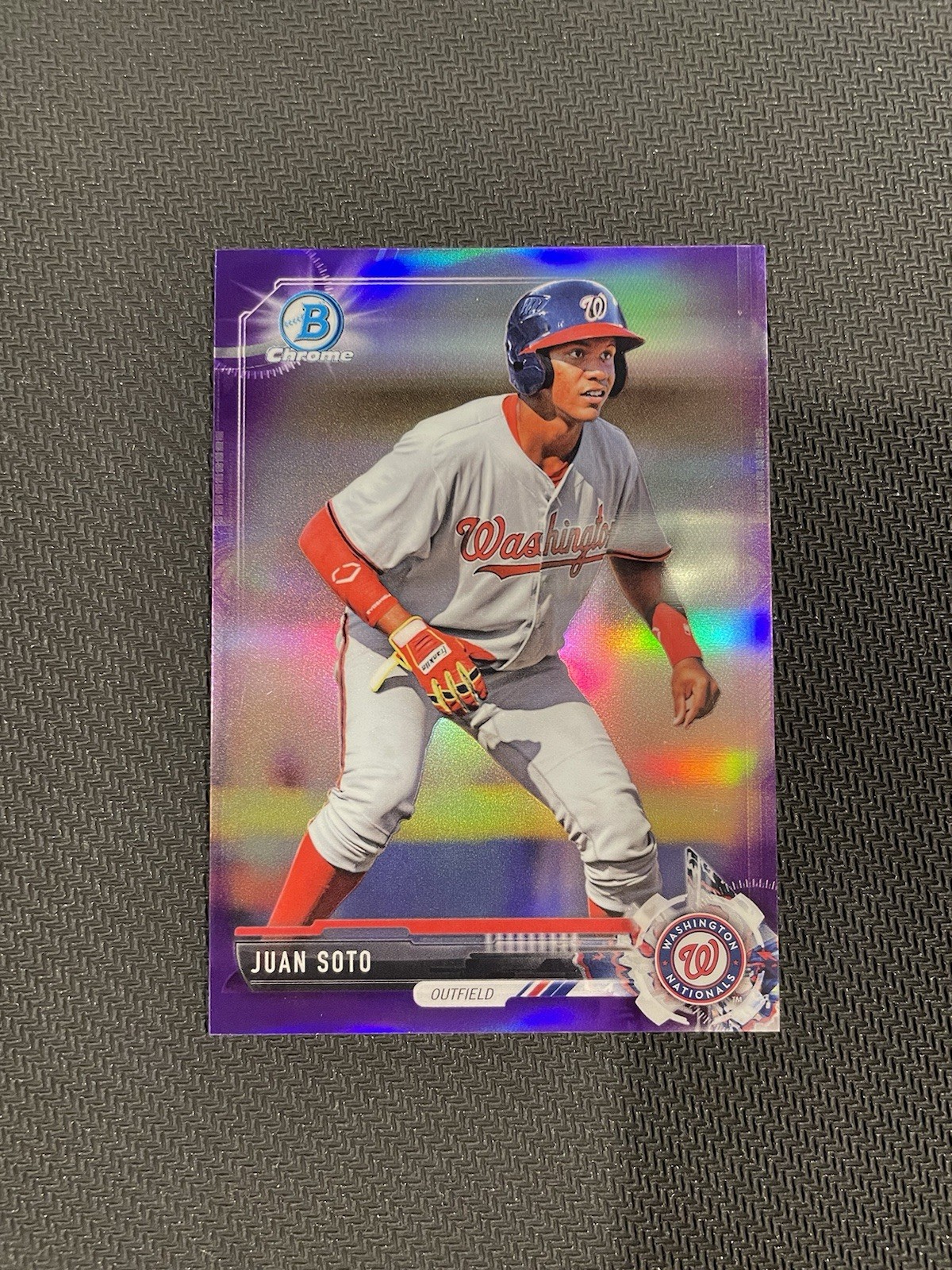 2017 Bowman Draft - Chrome Juan Soto #BDC-162 Purple Refractor /250 (RC)
