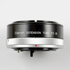 Canon FD Manual Focus 25mm Extension Tube / Macro Adapter  + Caps