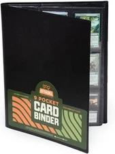 9 Pocket Binder Trading Card Display Album, 40 Acid-Free Pages