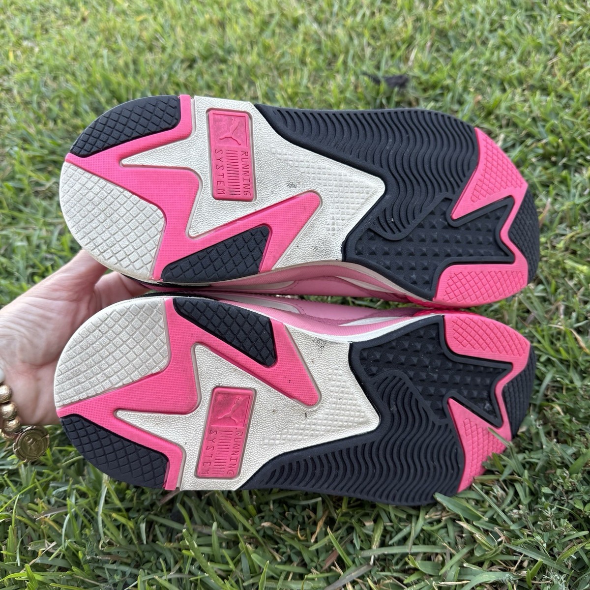 PUMA RS-X3 Puzzle Rapture Rose 373797-06 Womens Size US 9 Pink