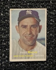 1957 Topps Yogi Berra New York Yankees Major League Baseball #2 1957