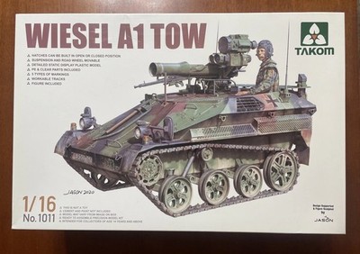 Wiesel A1 TOW - 1/16 Scale Takom - No Interior Unassembled AFV kit#1011