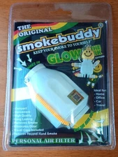 Smoke Buddy The Original PERSONAL AIR FILTER "WHITE" w/ FREE Keychain