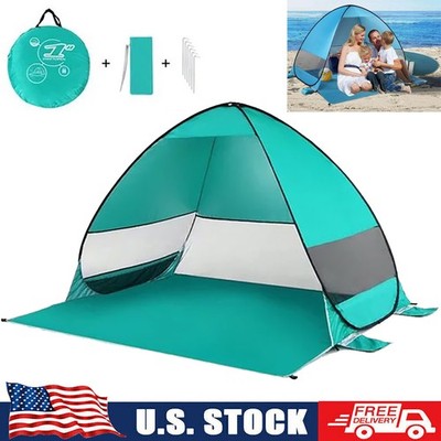 Pop Up Portable Beach Canopy Sun Shade Shelter Outdoor Camping Fishing Tent Mesh