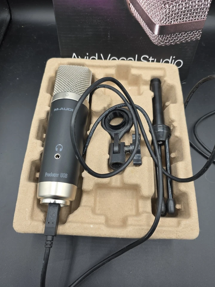 AVID Vocal Studio Digital Recording USB Condenser Microphone Untested - Image 2 of 4