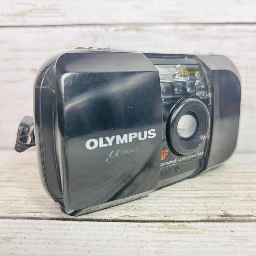 Olympus μ mju 1 Black AF Point & Shoot 35mm Film Camera Tested