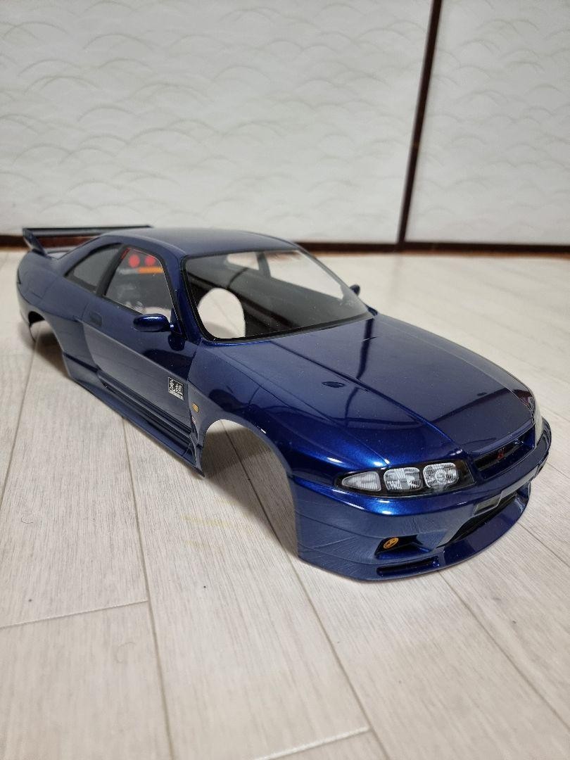 Tamiya 1/10 Skyline GT-R R33 Metallic Blue Bodysuit-image