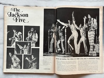 EBONY MAGAZINE ~ THE JACKSON FIVE ~ 1970 + SATCHMO, MILLS BROS
