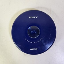Vintage Sony Walkman D-NE005 Blue Portable MP3/CD Player Tested Working READ