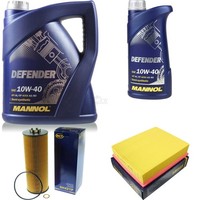 SCT Inspektionspaket 6L Mannol 10W-40 FüR Audi A6 Avant 2.5 TDI Quattro Allroad