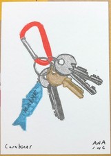Ana Inciardi mini print - Carabiner Maine Keys