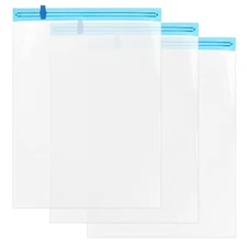 3 Pcs Vacuum Sealed Storage Bags Small Size Compression Bags for Travel Hand 