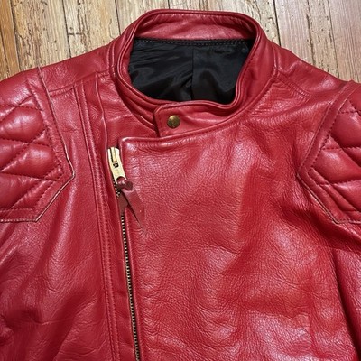 Vintage Langlitz Leather Jacket Padded Cascade 70s Two Tone 80s