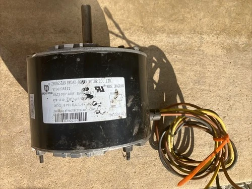 Tested Zhongshan Broad-Ocean Y7S623B512 Condenser Motor 1/4HP Rpm 1110 #2