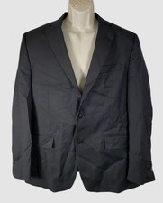 Michael Kors Men's Black Wool Stretch Classic Fit Sport Coat Suit Jacket Sz 42R