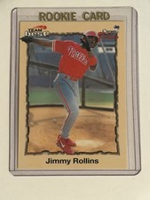 1998 Team Best Jimmy Rollins Rookie Card #94 Clearwater Phillies RC. rookie card picture