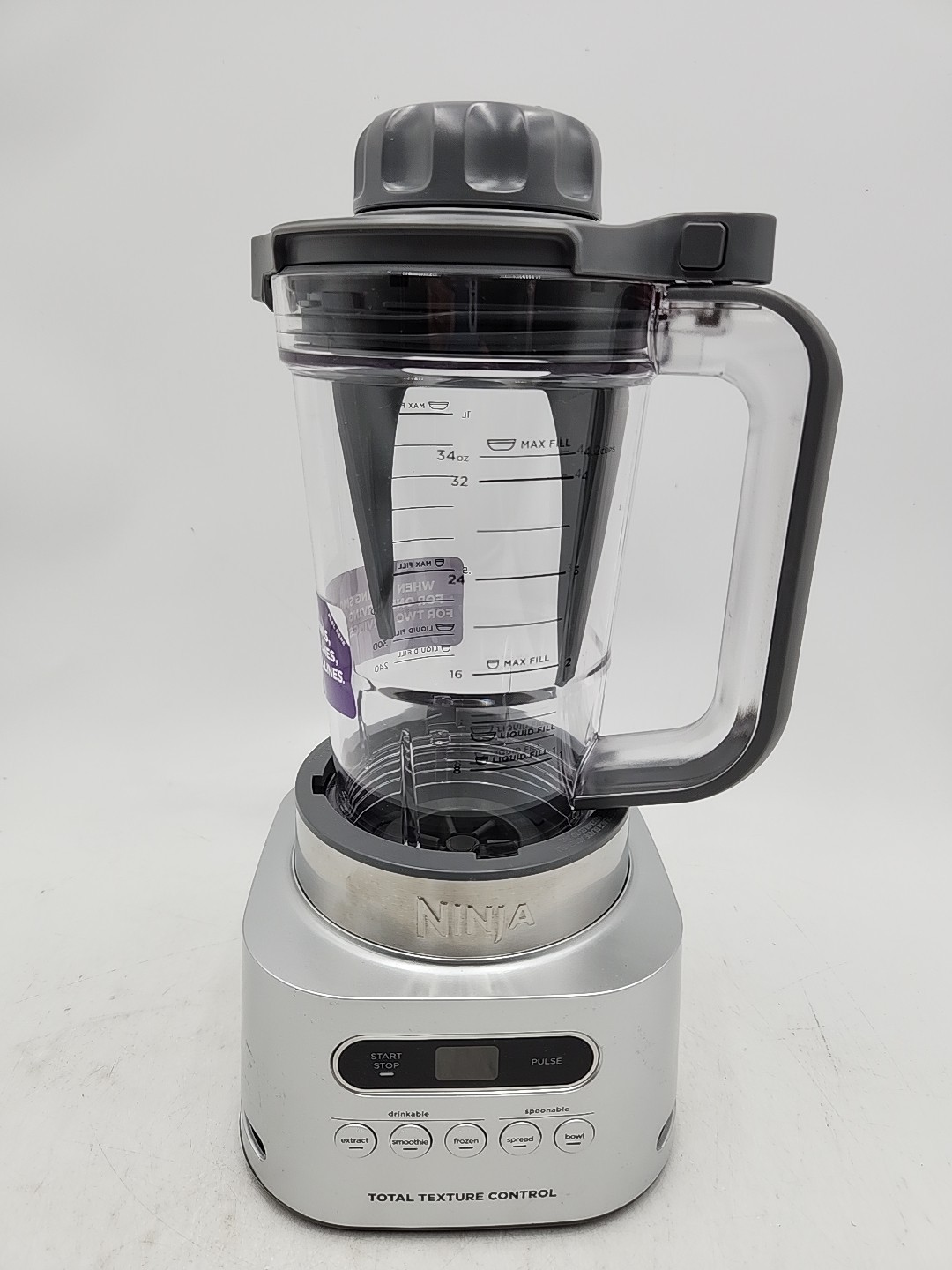 NEW Ninja Twisti Blender Duo High Speed Smoothie Maker - Sil