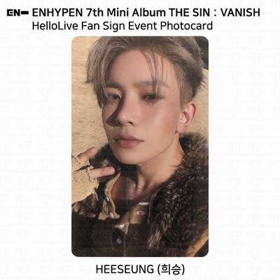 ENHYPEN 7th Mini Album The Sin : Vanish HelloLive VC Event