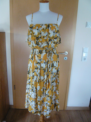 Sommerkleid ''IHMARRAKECH'', Marke: ICHI, Gr. S, Viskose, Carmenausschnitt, neu