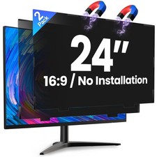 2 Pack Magnetic 24 Inch Computer Privacy Screen for Monitor 16:9 Aspect Ratio...