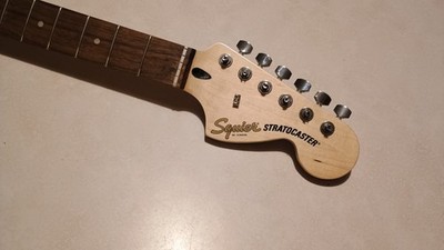 OPEN BOX FENDER SQUIER AFFINITY GOLD LABEL STRATOCASTER NECK LOADED STRAT