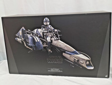 Hot Toys TMS077 Heavy Weapons Clone Trooper & BARC Speeder w/Sidecar Figure
