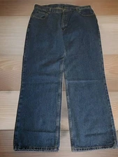 Arizona Men's Jeans Sz 38x34  Slightly Tapered Leg Blue Denim 