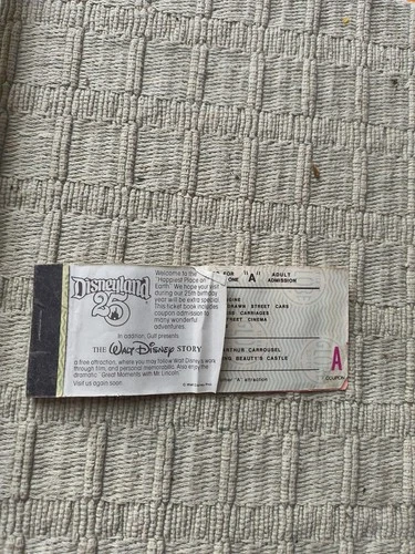 *Disneyland Coupon Book, 1980 25th Anniversary