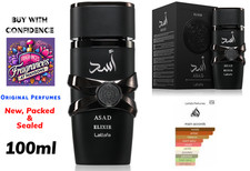 Lattafa Asad Elixir EDP 100ml  - New Release For Men - New, Sealed & Sealed