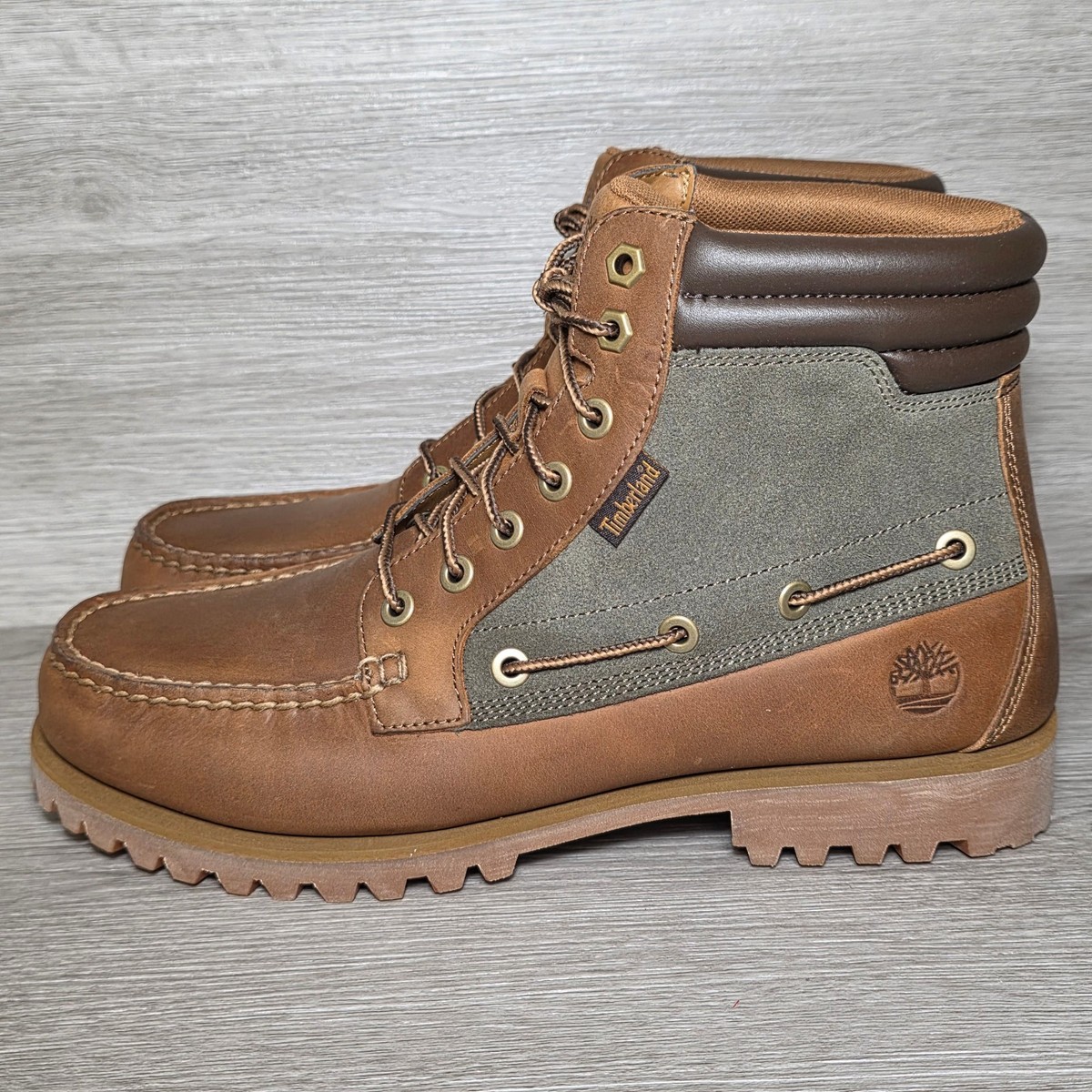 Timberland Oakwell Mid Lace TB0A6FJ6EM5 Mens 11 M Brown Nubuck Waterproof Boots Timberland Oakwell Mid Lace TB0A6FJ6EM5 Mens 11 M Brown  main image 2
