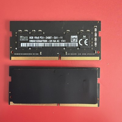 SK HYNIX 8GB Lot Of 2  (16gb Total)  1Rx8 PC4-2400T SODIMM Laptop RAM