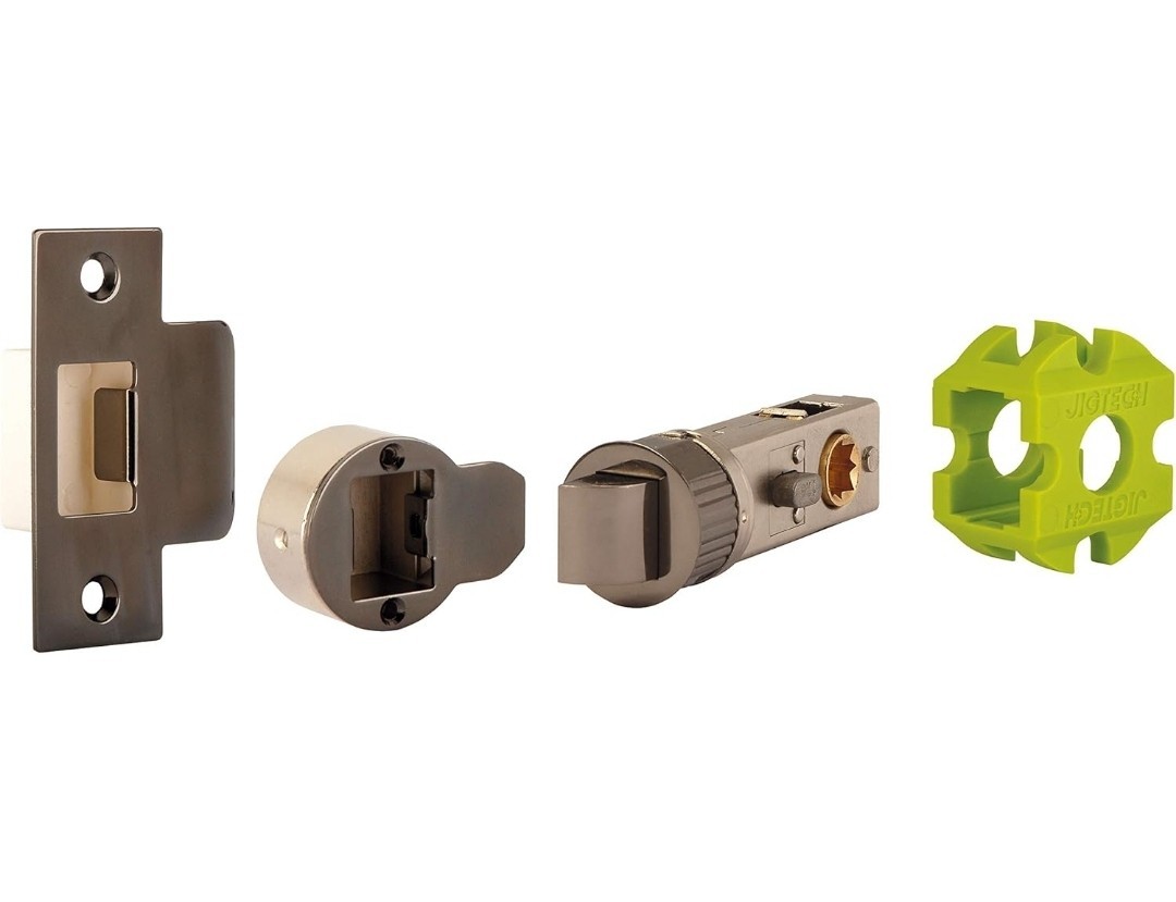 Jigetch JTL4322 Smart Privacy Latch, Black Nickel