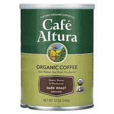 Organic Coffee, Ground, Dark Roast, 12 oz (340 g)