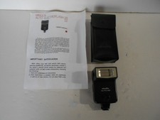 Minolta Auto 28 Shoe Mount Flash for Minolta SLR Film Cameras Tested /Works