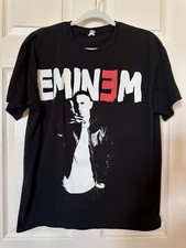 EMINEM Summer 2011 Rap Hip Hop Tour Concert Graphic T-Shirt Tee Size L Large