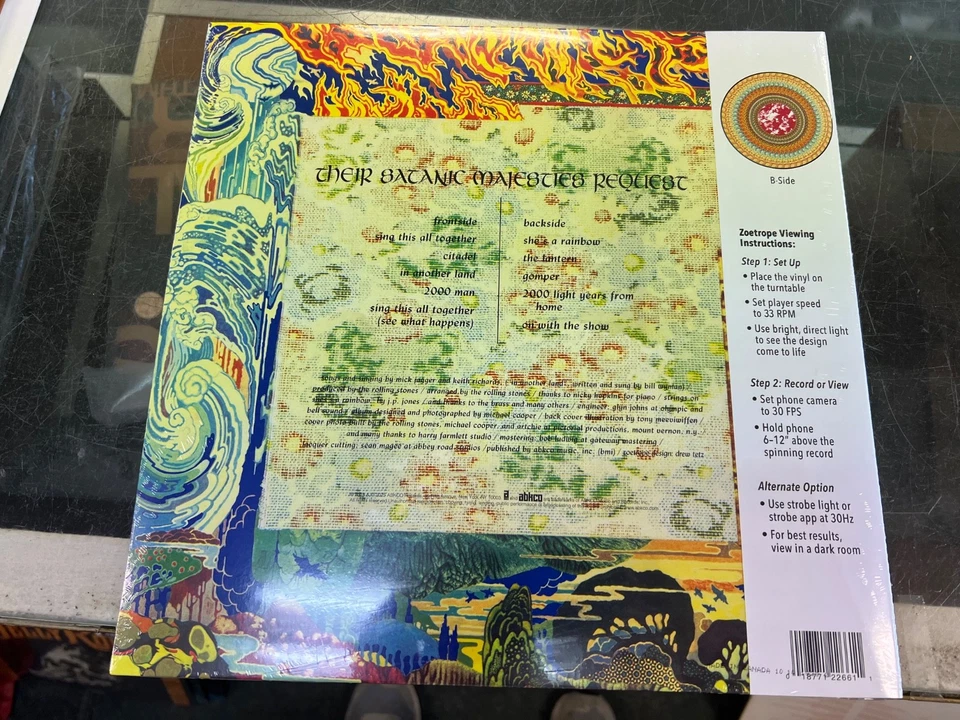 ROLLING STONES THEIR SATANIC MAJESTIES REQUEST ZOETROPE VINYL BLACK FRIDAY 2025 - Image 2 of 2