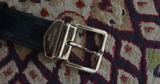 LOUIS VUITTON belt Santur Pont Neuf Belt leather Damier Cobalt