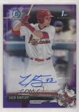 2017 Bowman Draft Chrome Pick Purple Refractor 36/250 Zach Kirtley Auto 0t2