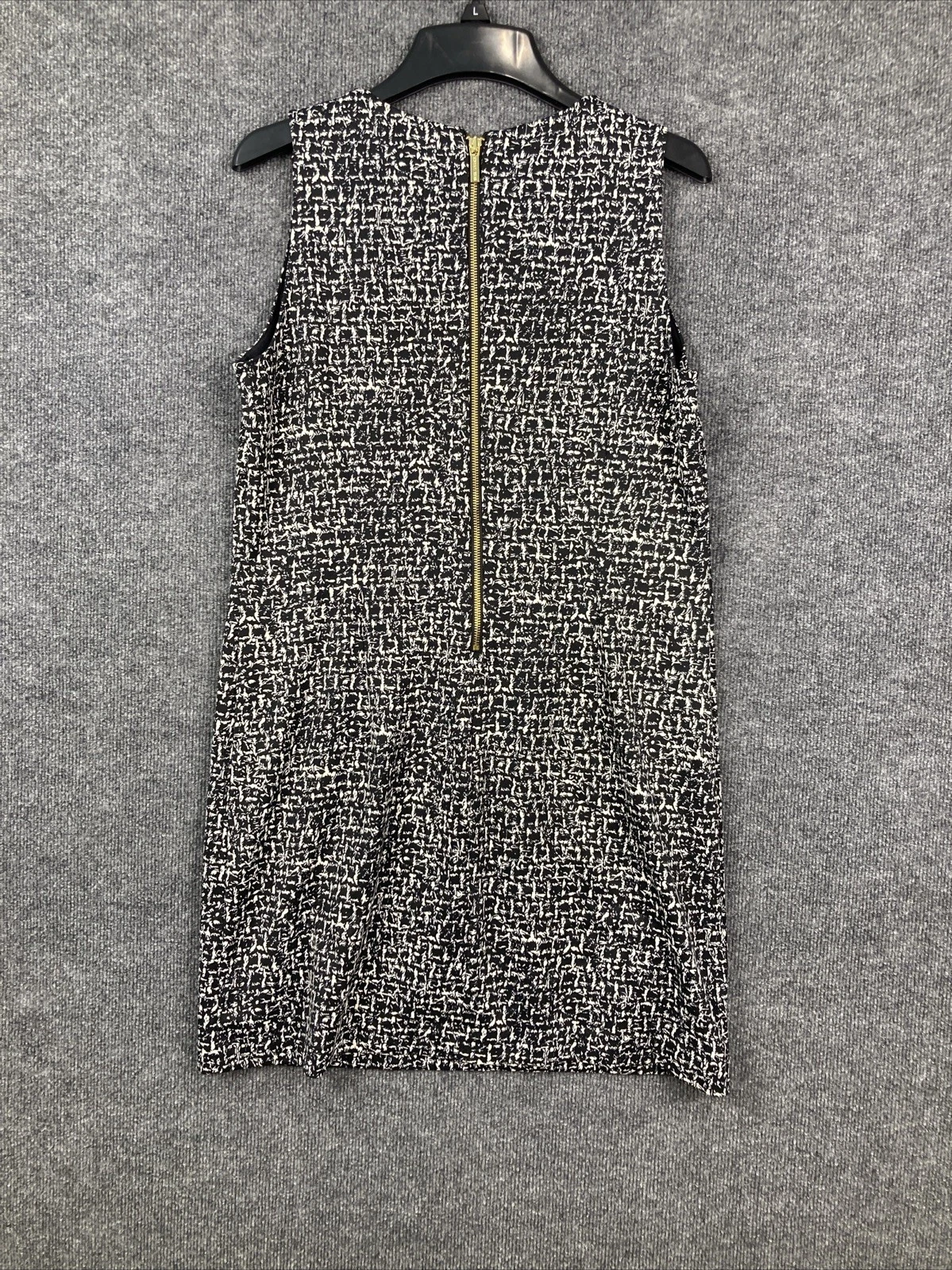 Abito tubino Michael Kors donna taglia large bianco e nero foderato con zip posteriore us intime ottimeioni