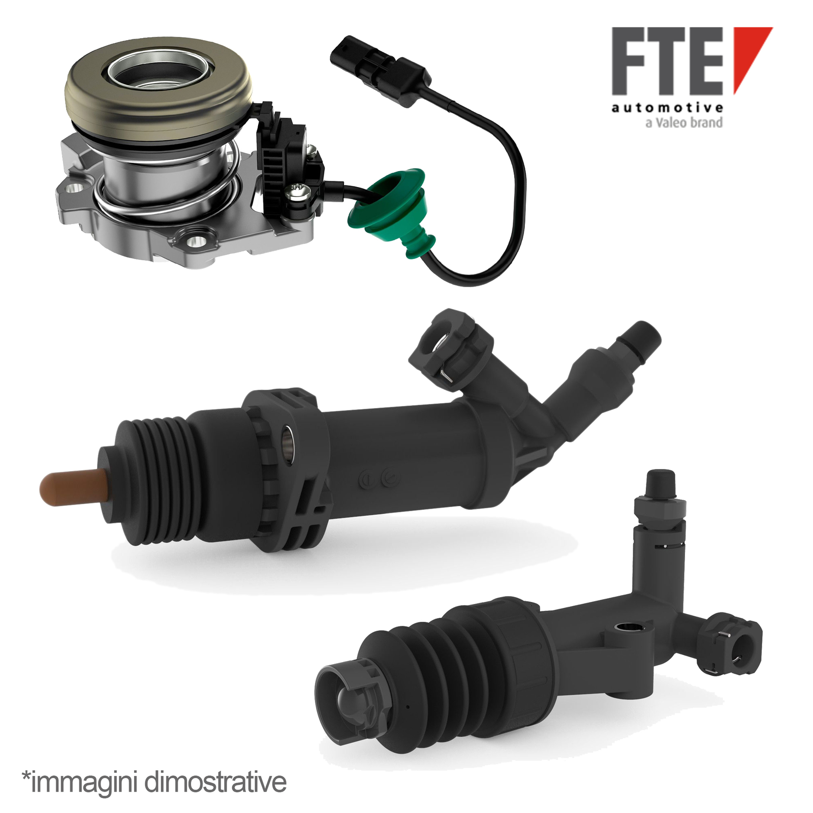 Butée hydraulique Valeo 1100730 embrayage CSC pour Renault Clio 3 et Megane 2