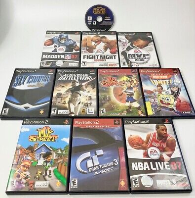 SONY PLAYSTATION 2 PS2 GAMES LOT - YOU CHOOSE - TESTED - NTSC USA - W/  Manual!