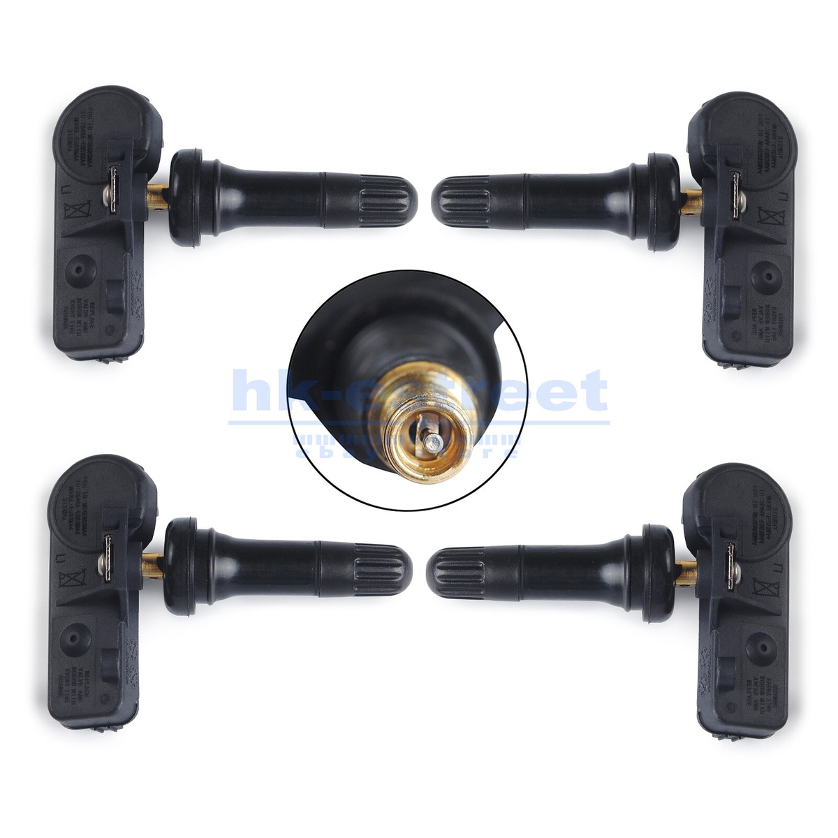 Set Of 4 315MHz TPMS Tire Pressure Sensors For Jeep Dodge Chrysler - Replaces 56029479AB