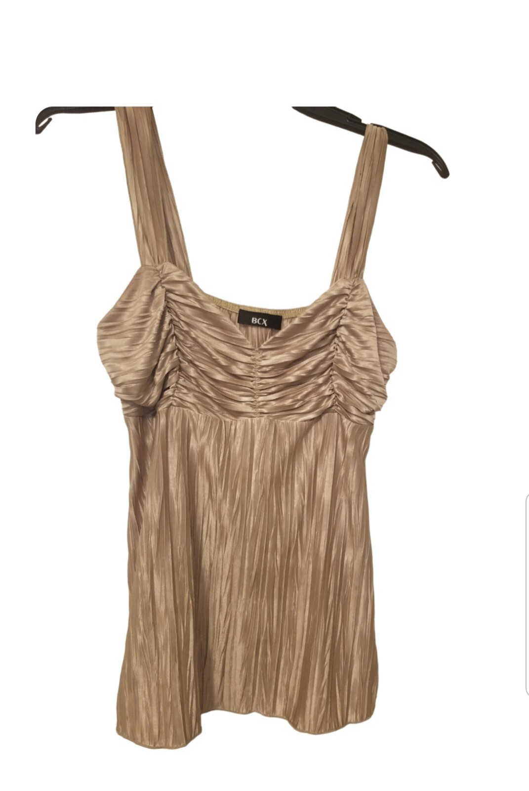 Tank Top Women Y2K  Gold Large BCX-image