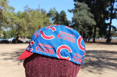 CYCLING CAP MLB CHICAGO CUBS 100% COTTON HANDMADE