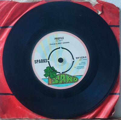 Profile / Get In The Swing by Sparks - Single 7  Vinyl