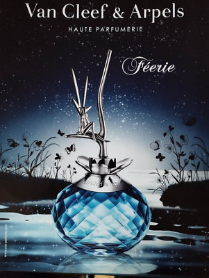 Van Cleef £ Arpels Vintage Print Ad !! '' This New Perfume for Women ''